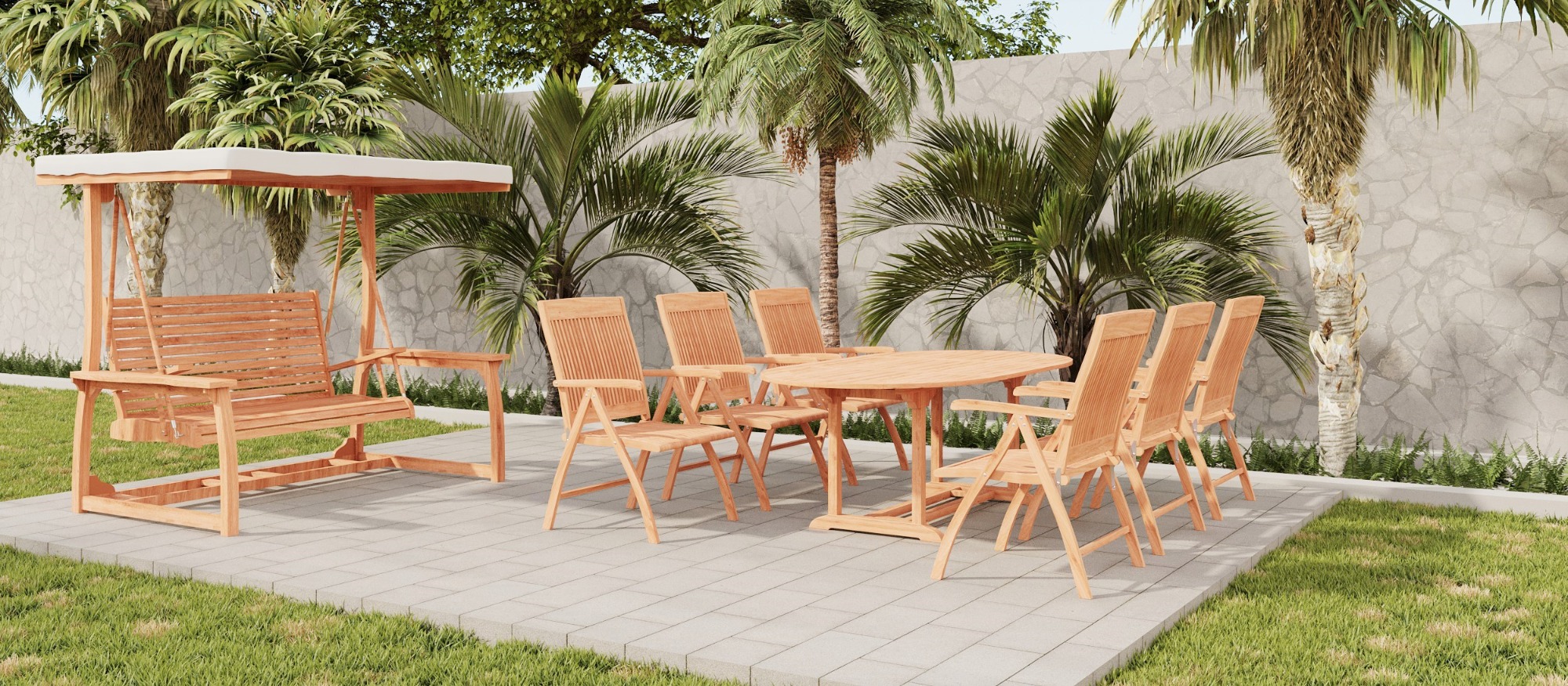 Tuintafels Teak