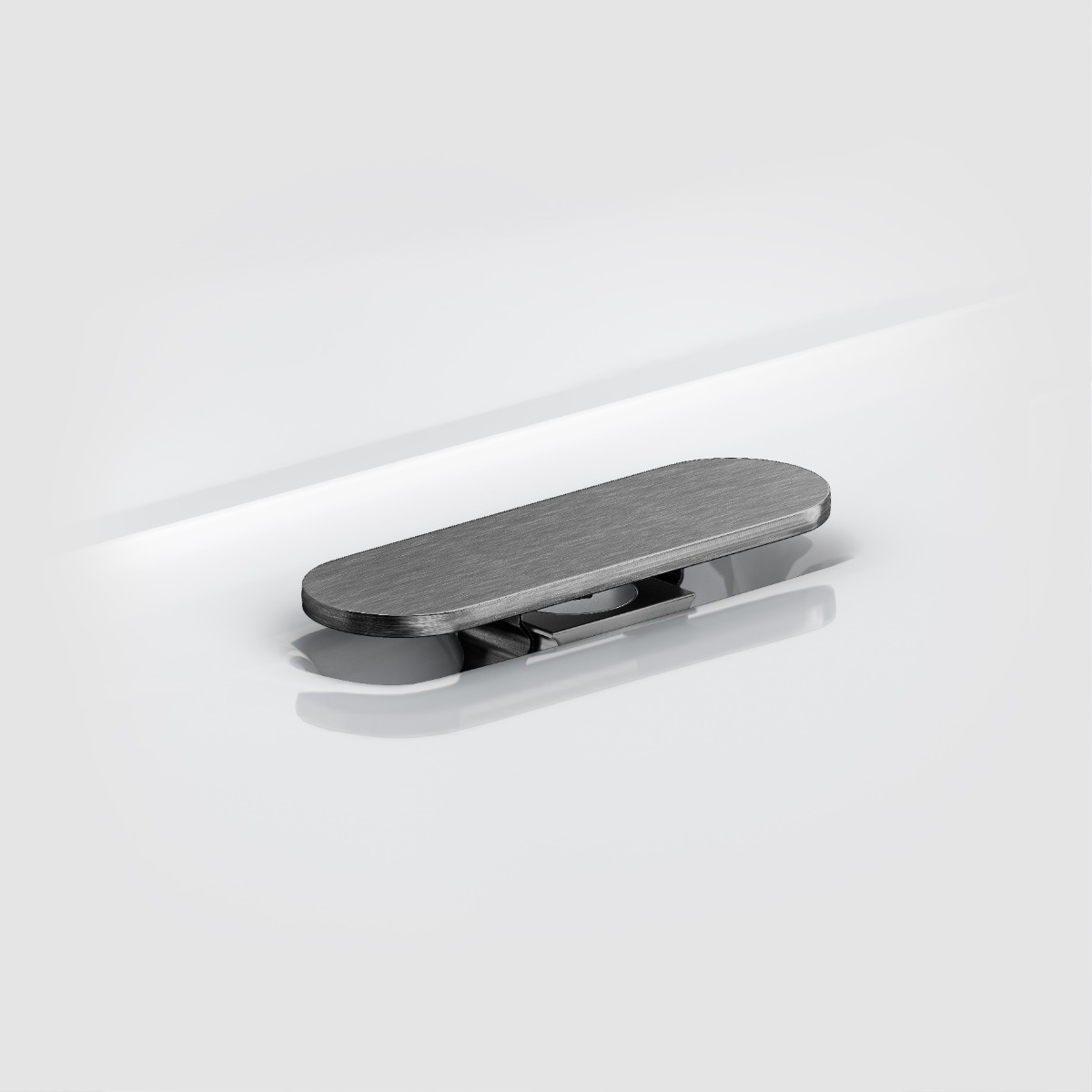 Clou - First Afvoerplug En Sifonaansluiting T.b.v. (New) Flush En Fonteinen, Gunmetal Geborsteld Pvd - Hover
