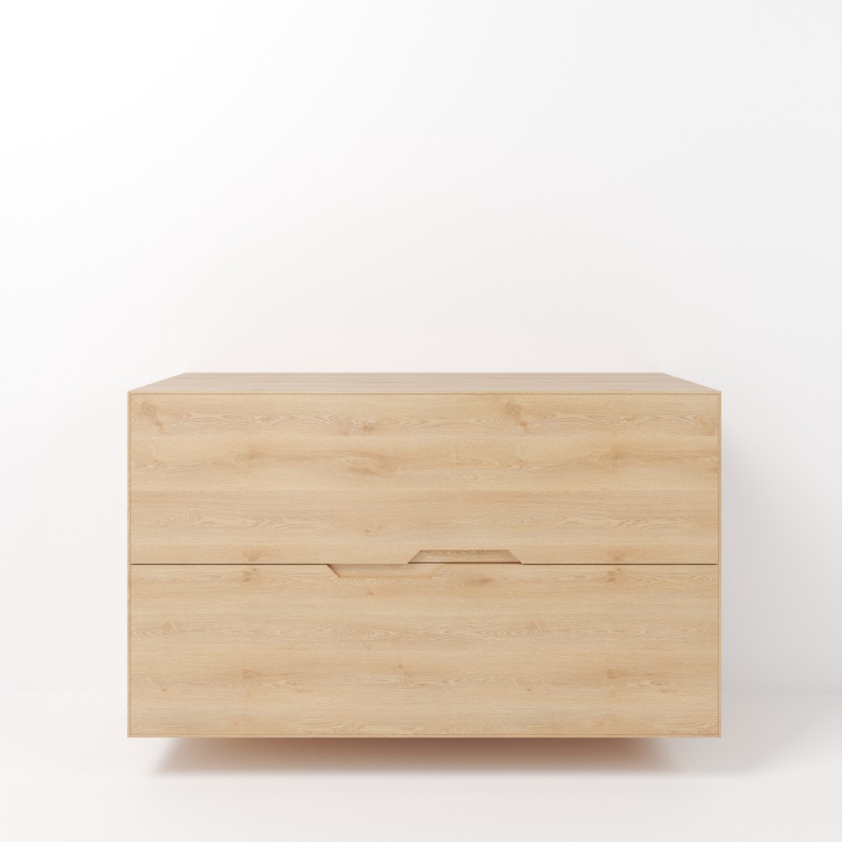 Modern en strak Eikenhouten Badmeubel | Model Lines - Hover
