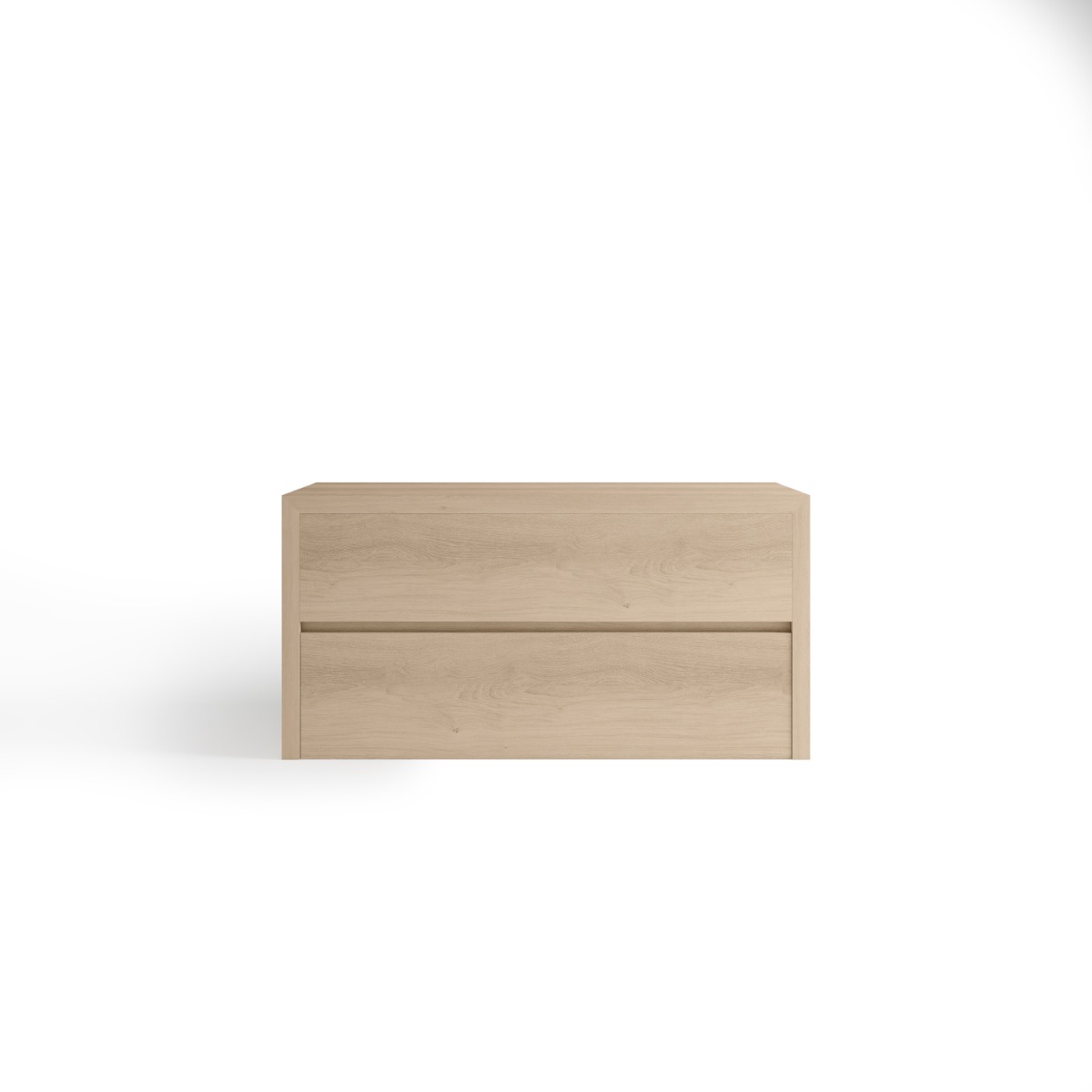 Eiken Toilet Meubel Phillipe met lade en uitsparing - Hover