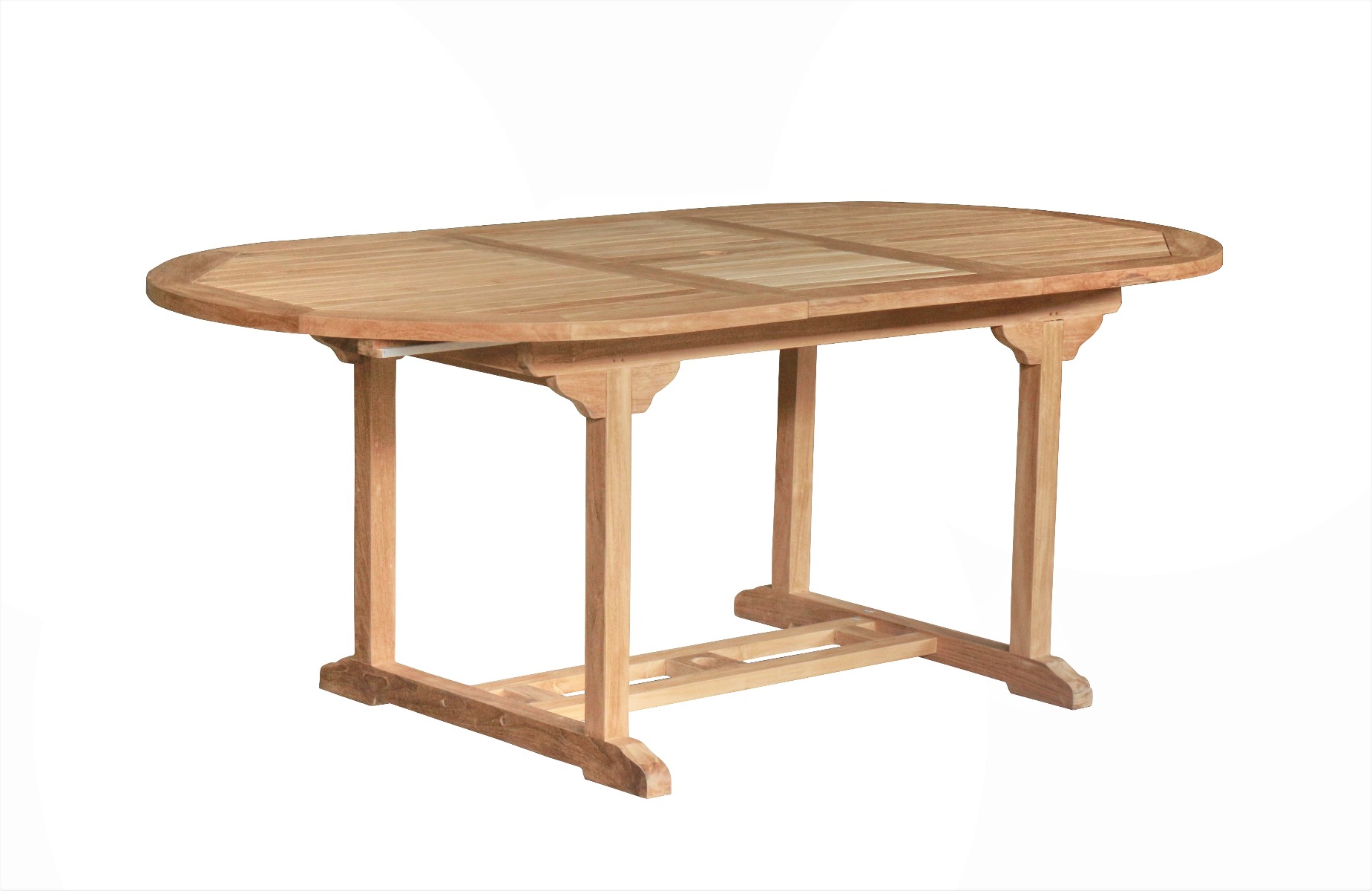 Tuintafel Ovaal 150 naar 200 cm met Pile Stapelbare tuinstoelen - Hover