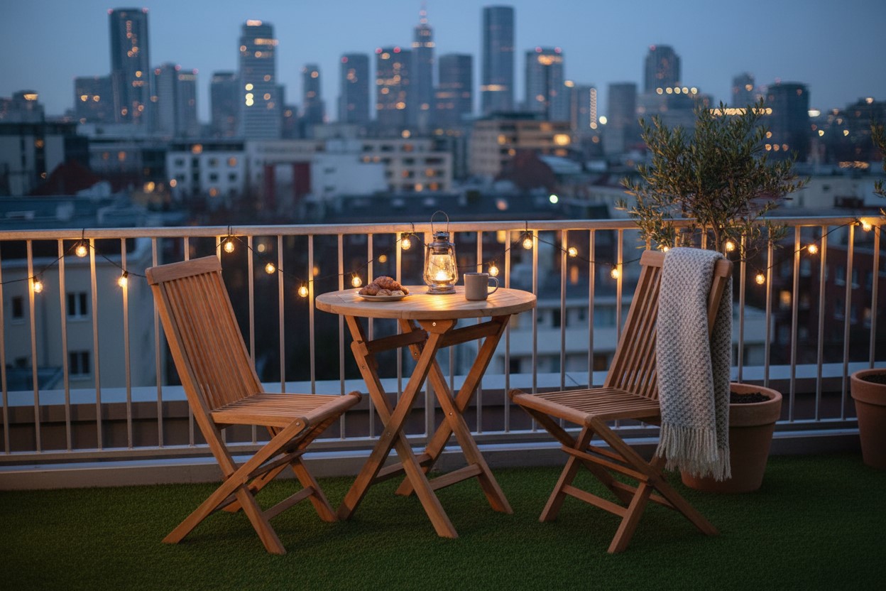 tuintafel inklabaar teakhout 70 rond x 75 hoog - alternate view
