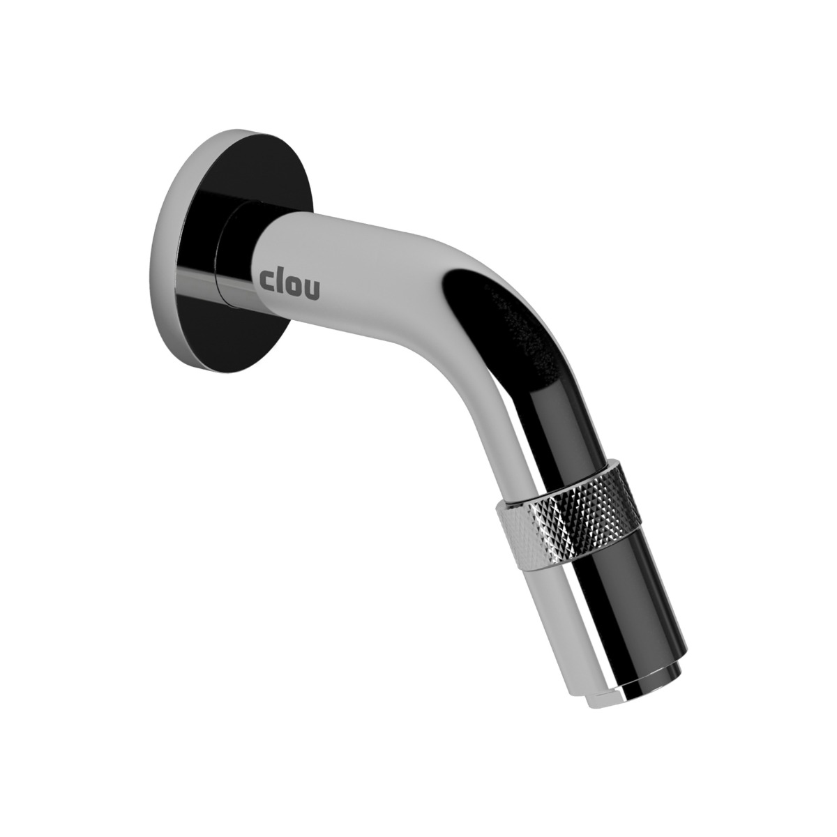 Clou - Freddo 11 Fonteinkraan Met Korte Uitloop, Wandmontage, Chroom - Hover