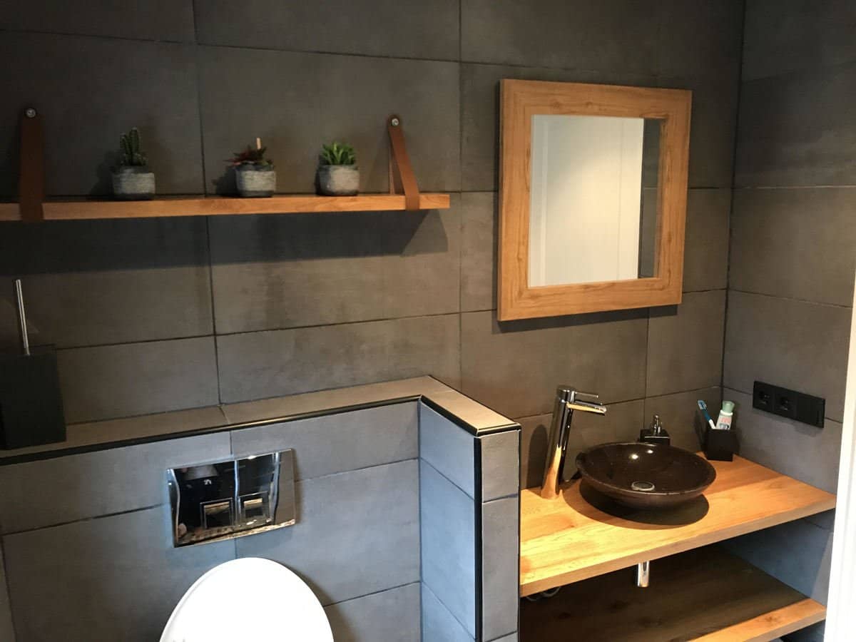 120 x 30 x 3 | Eiken Wandplank met Blinde muurmontage   - Hover