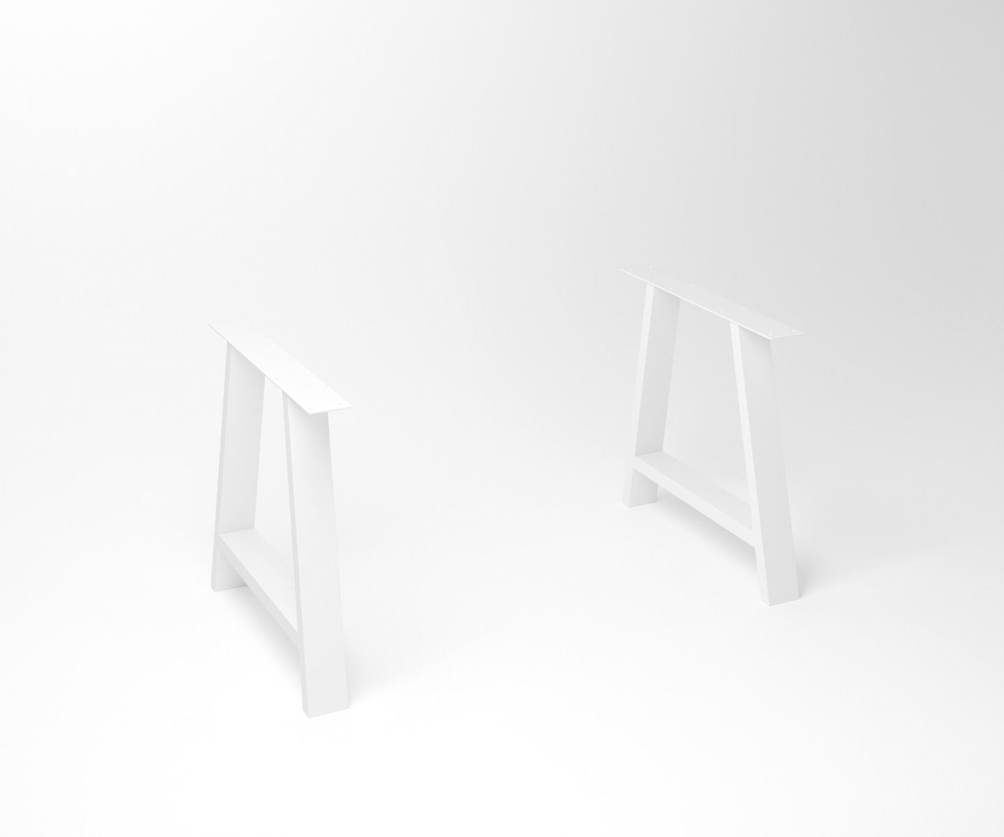 Notenhouten eettafel Duncan | 2-A ( SHR ) Fineline Frame White - Hover