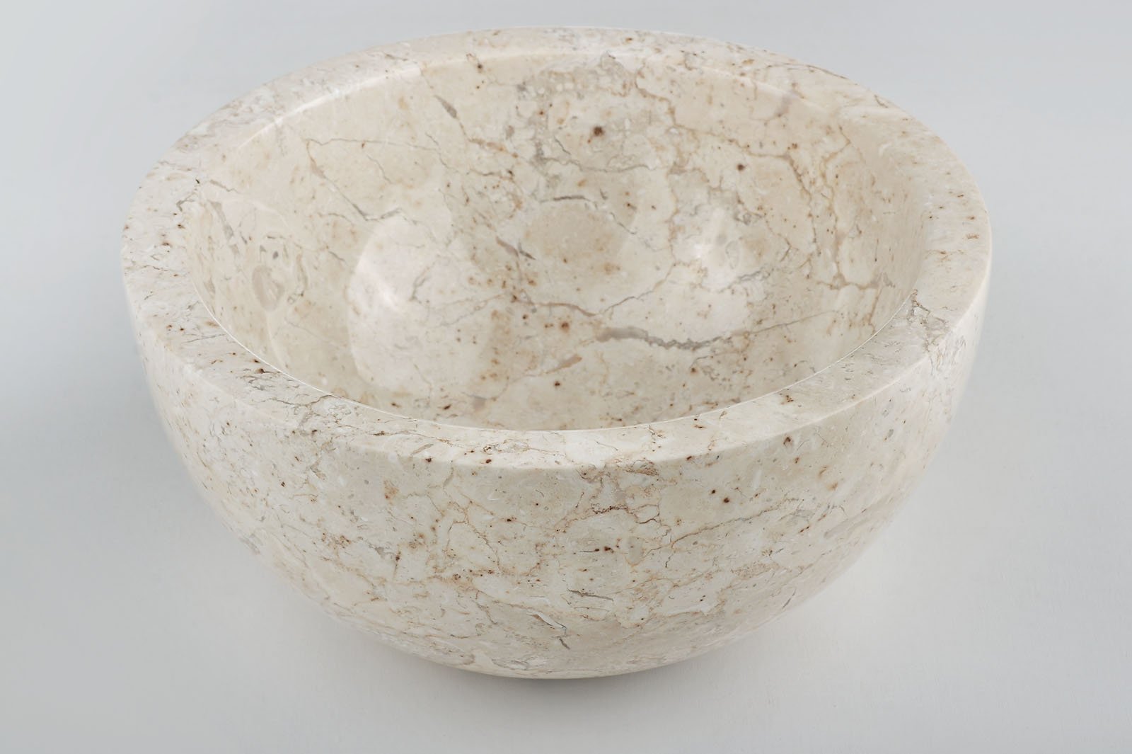 Fontein Waskom Wit Marmer | Blanco Mini |  - 30x12 - SBP-FP-CREME-30 - Hover