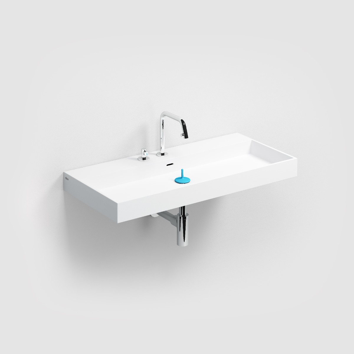 Clou - Wash Me Wastafel 90cm, Zonder Plug - Hover