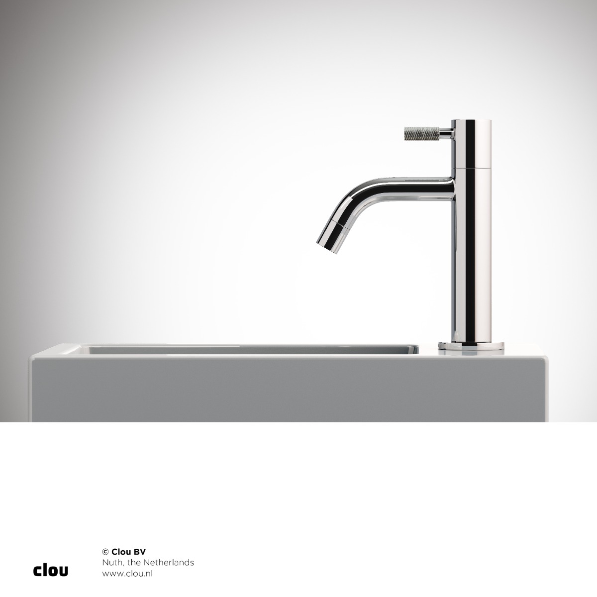 Clou - Freddo 2 Fonteinkraan, Hoge Versie, Chroom - Hover