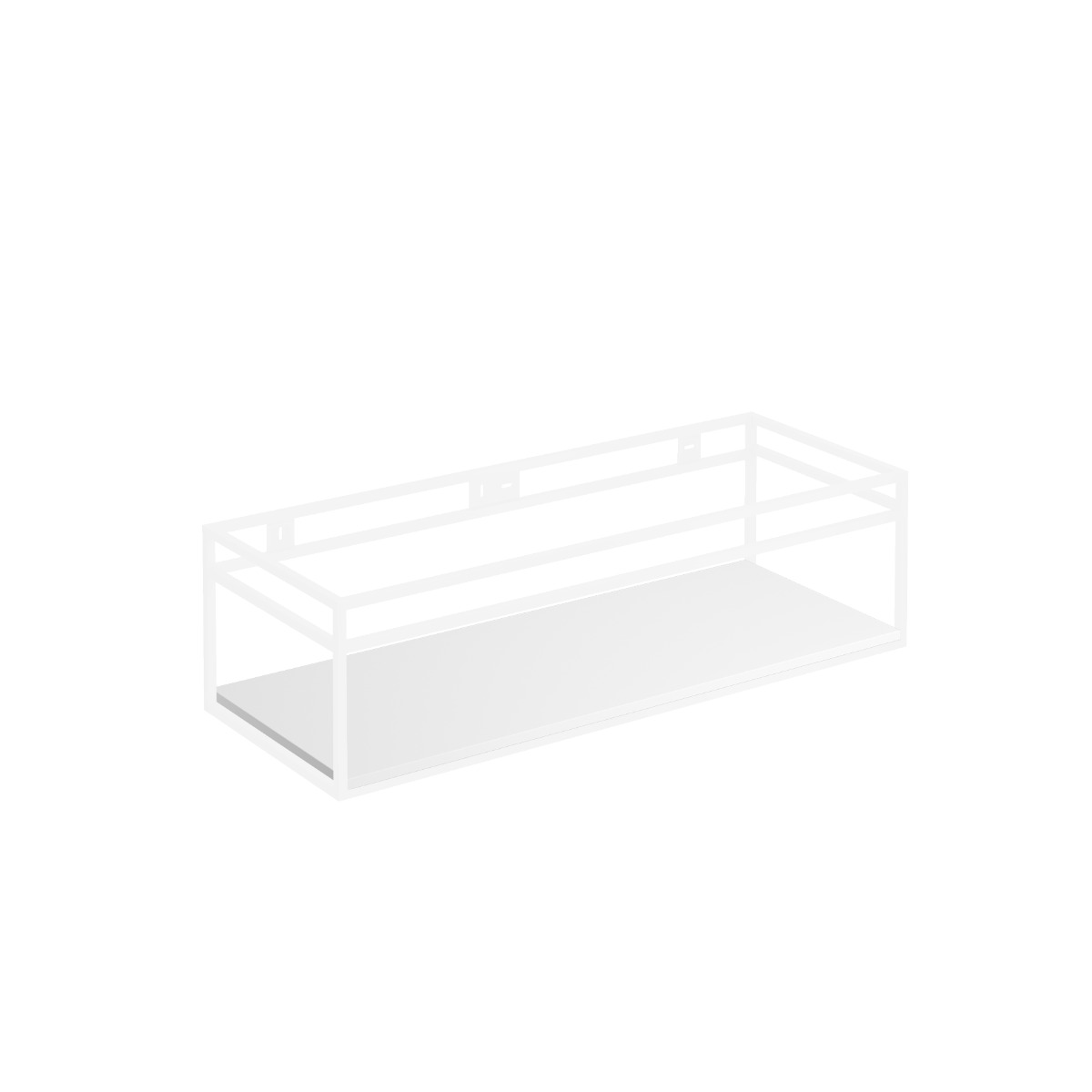Clou - (New) Wash Me Frame Inleg Planchet 107cm, Mat Wit Aluite - Hover