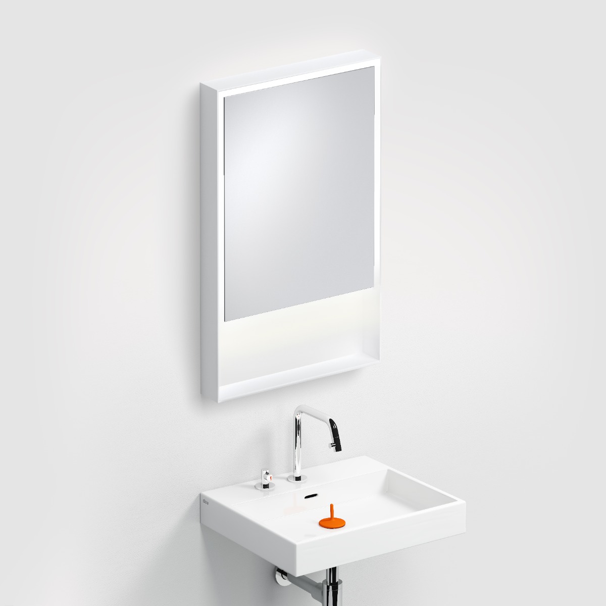 Clou - Look At Me Mat Wit, Met Led-verlichting, 2700k Warm Licht, Met Ophangsysteem - Hover
