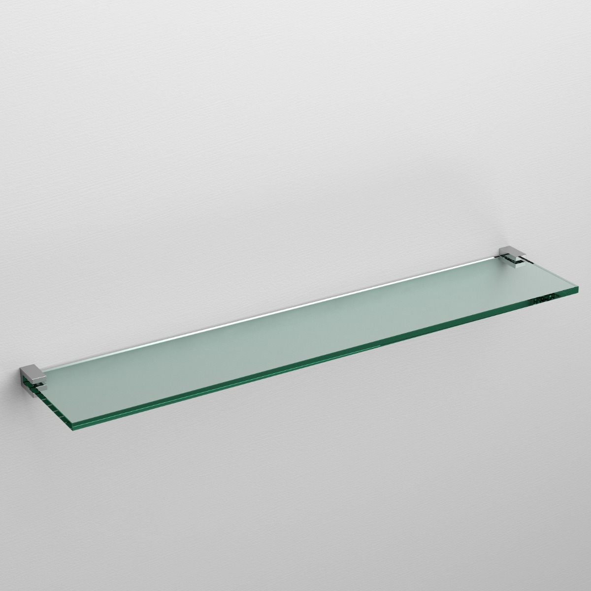 Clou - Quadria Planchet 60cm, Chroom En Helder Glas - Hover