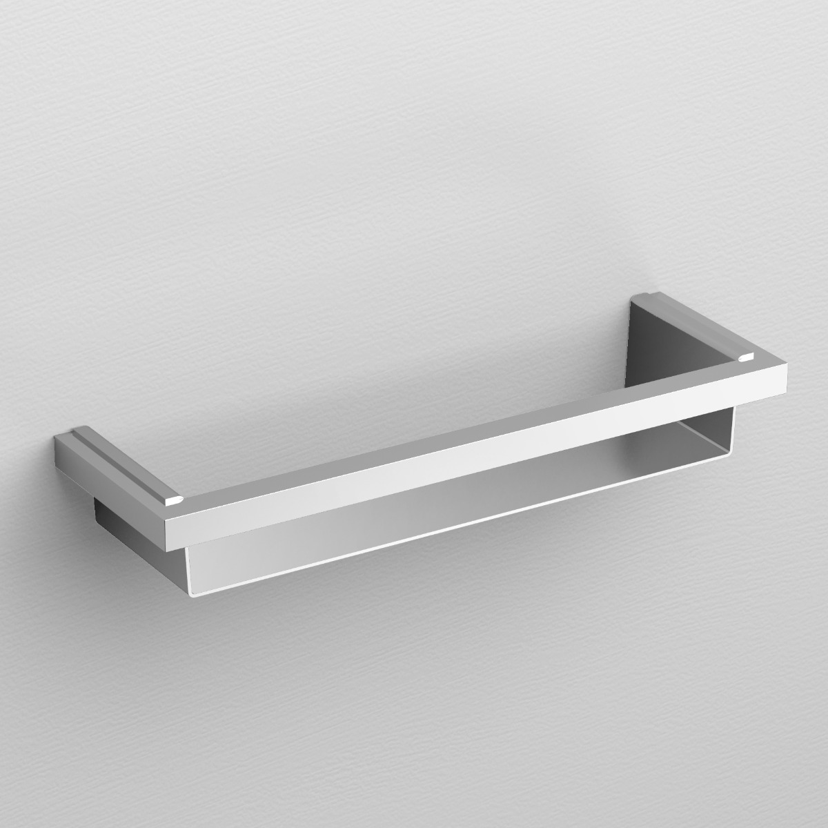Clou - Quadria Bad/doucheplanchet, Chroom En Rvs Geborsteld - Hover