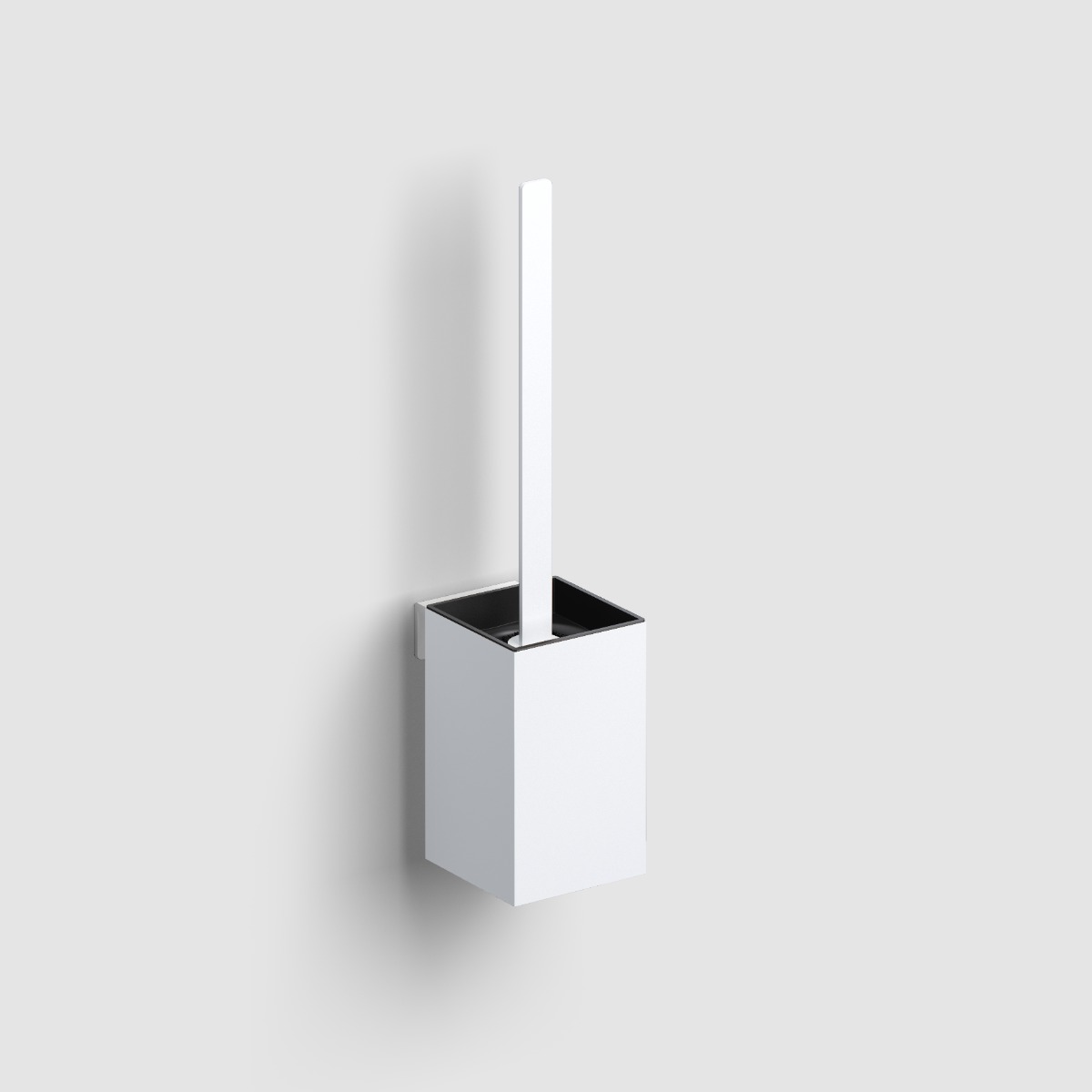 Clou - Fold Toiletborstelgarnituur, Wandmontage, Mat Wit - Hover