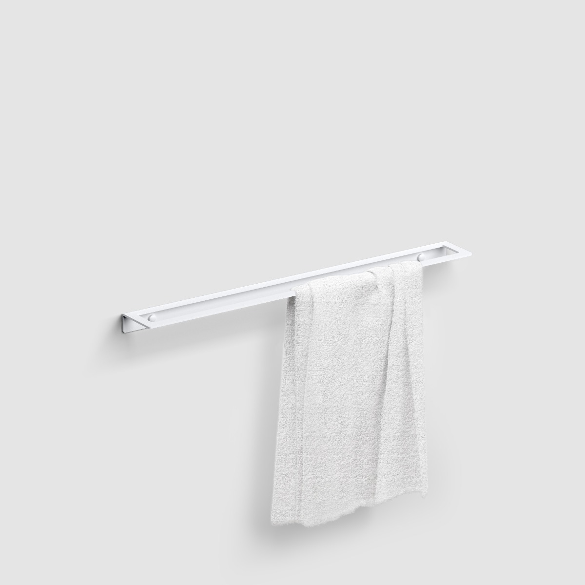 Clou - Fold Handdoekrek 60cm, Mat Wit - Hover