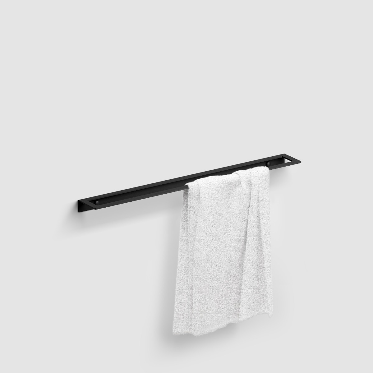Clou - Fold Handdoekrek 60cm, Mat Zwart - Hover