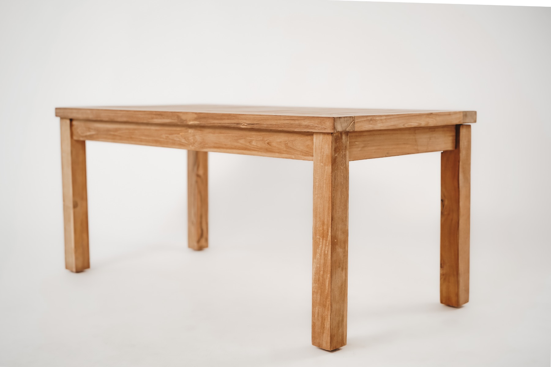 Teak salontafel tuin 100x50x45 zonder onderbladen - Hover