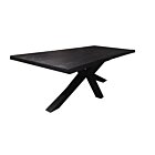 Sovana Live-edge dining table 260x100 - top 5 - Zwart