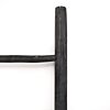 Teakhouten Ladder | Zwart Gecoat Teak | 50x5x150 | Handdoekladder | Decoratieve Ladder 5 Stijlen - TK-DL-50x5x150-BLACK