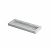 Ink Pitch meubelwastafel 120x45cm keramische slab - zonder kraangaten - Calacatta