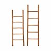 Teakhouten decoratie ladder | Naturel Teak | 50x5x175 - Decoratieladder-Teak-Naturel-175