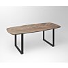 Notenhouten eettafel Tusk | 3-Fantasy Triangle Frame - Teakea.nl