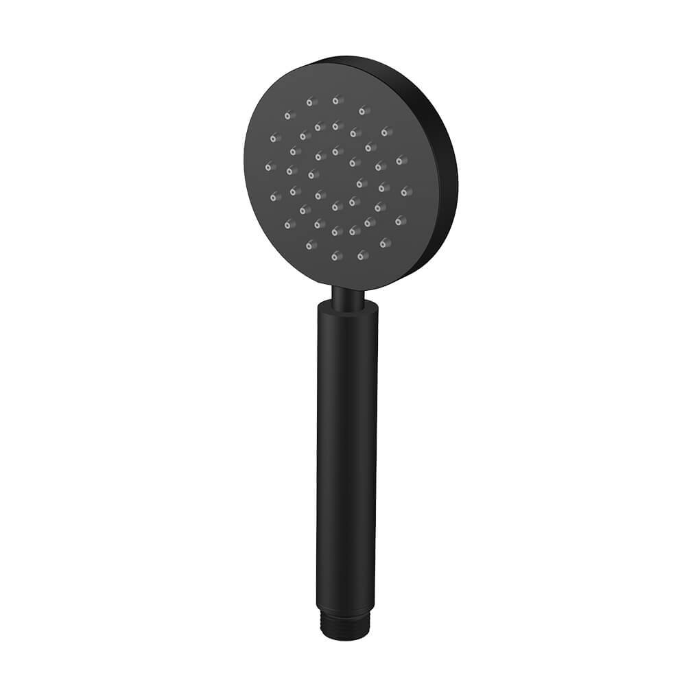 Regn handdouche rond Mat zwart