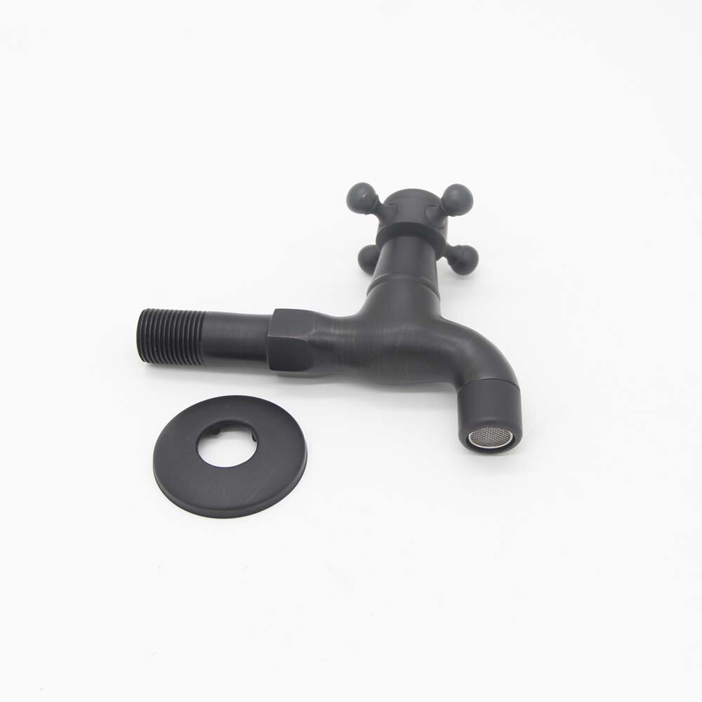 Zwarte Tapkraan Aire | Muuraansluiting 1/2” | 11 lang - 2002B