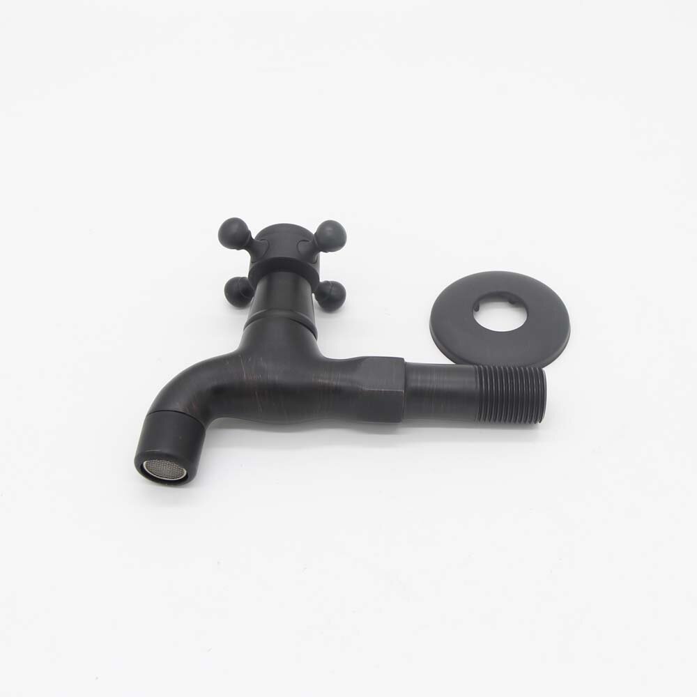 Zwarte Tapkraan Aire | Muuraansluiting 1/2” | 11 lang - 2002B