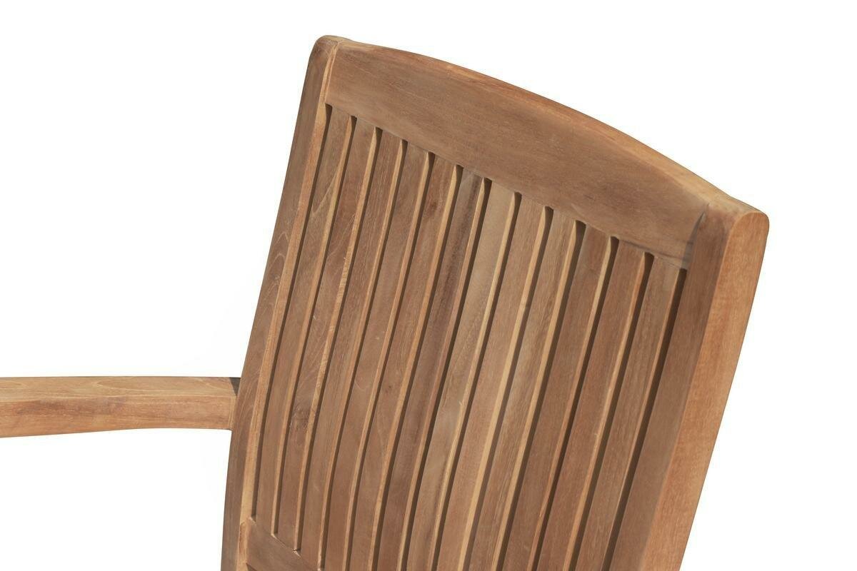 Ibiza | Stapelbare Teak Tuinstoel - DEVI-SC034