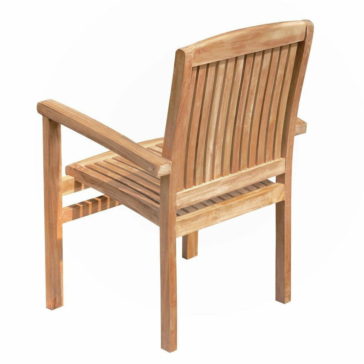 Ibiza | Stapelbare Teak Tuinstoel - DEVI-SC034