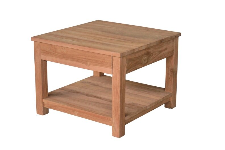 Cube - Teak Bijzettafel | 60x60x45 - NV06