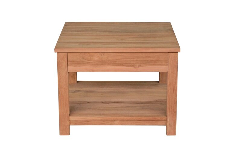 Cube - Teak Bijzettafel | 60x60x45 - NV06