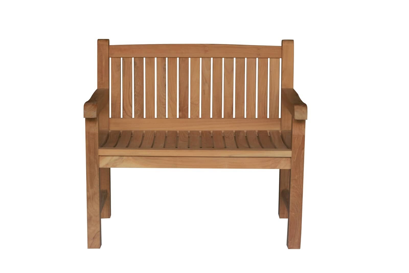 Balmoral Teak Tuinbank |  2 Persoons | 100 cm breed - DEVI-TB-BALMORAL-100