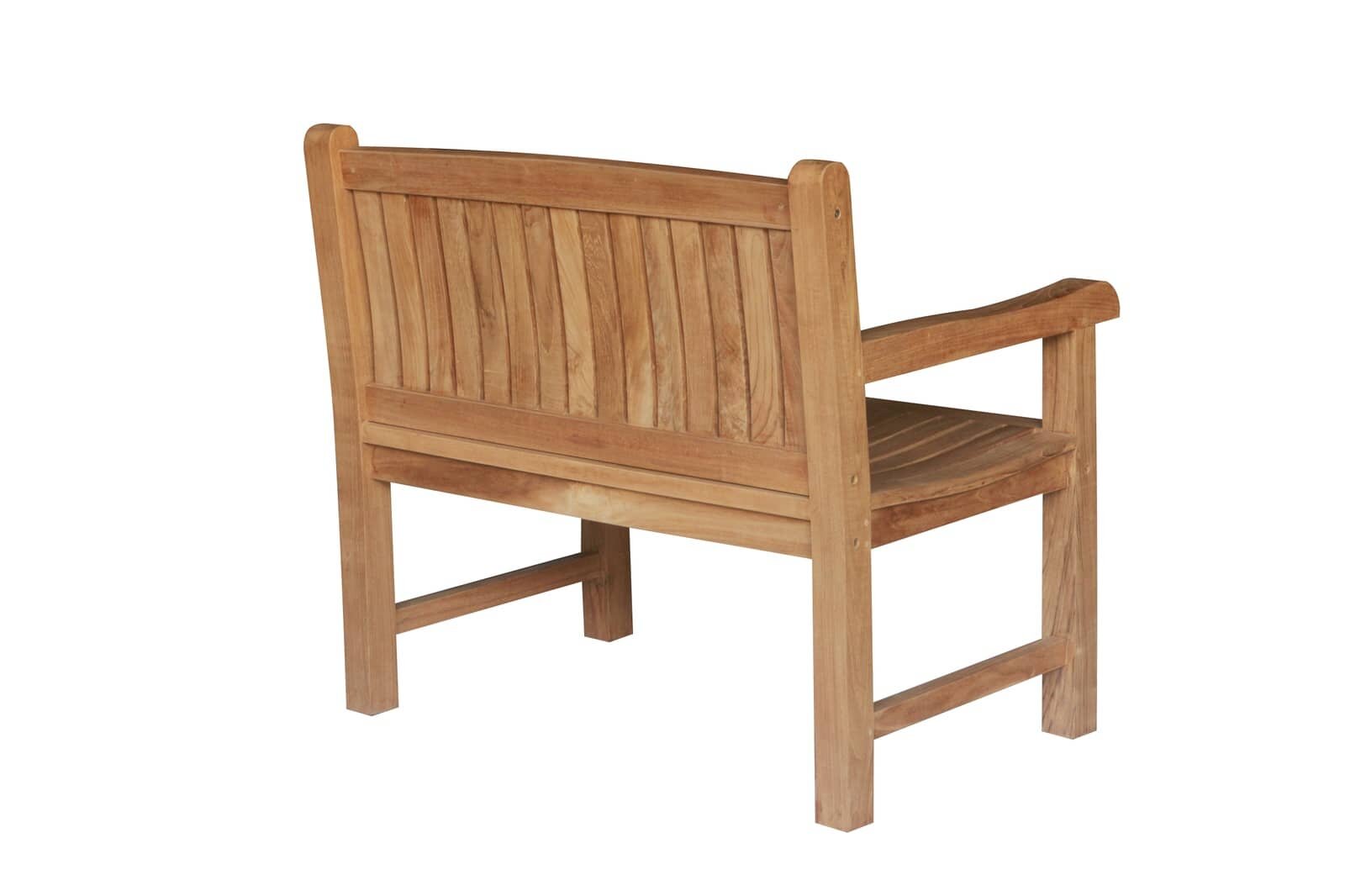 Balmoral Teak Tuinbank |  2 Persoons | 100 cm breed - DEVI-TB-BALMORAL-100