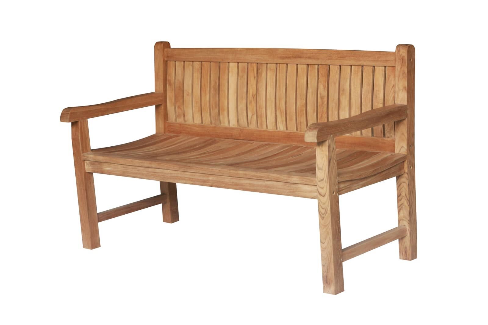 Balmoral Teak Tuinbank | 150 breed | 3 Persoons - DEVI-TB-BALMORAL-150