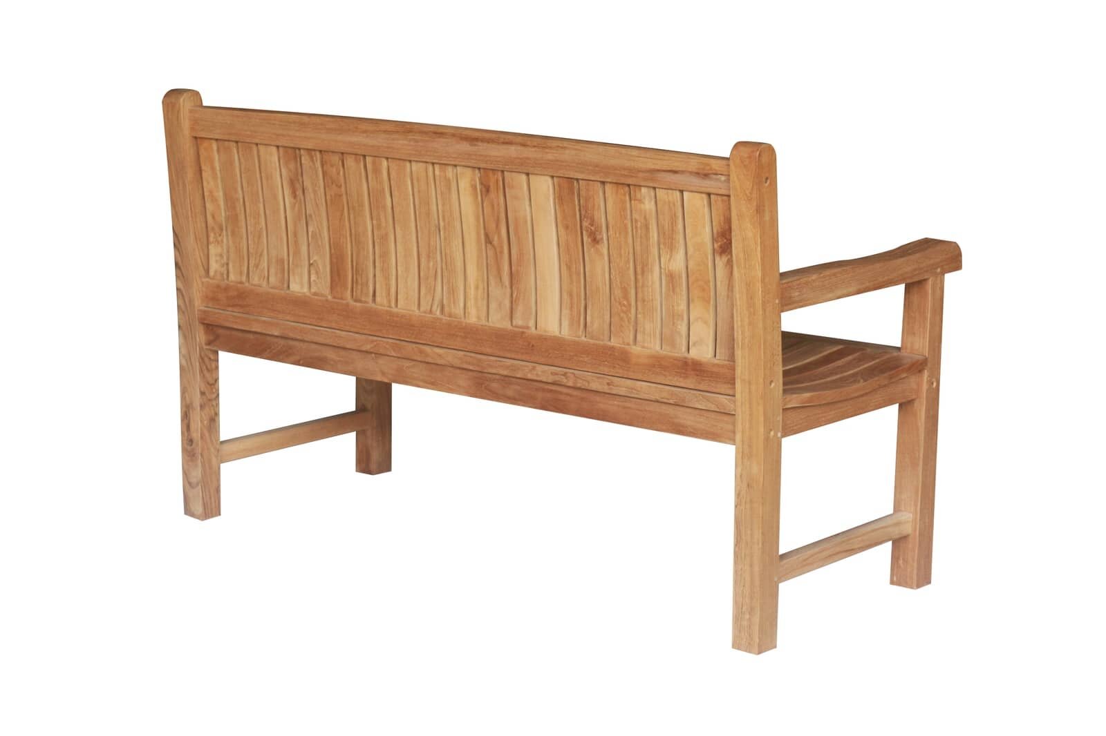 Balmoral Teak Tuinbank | 150 breed | 3 Persoons - DEVI-TB-BALMORAL-150
