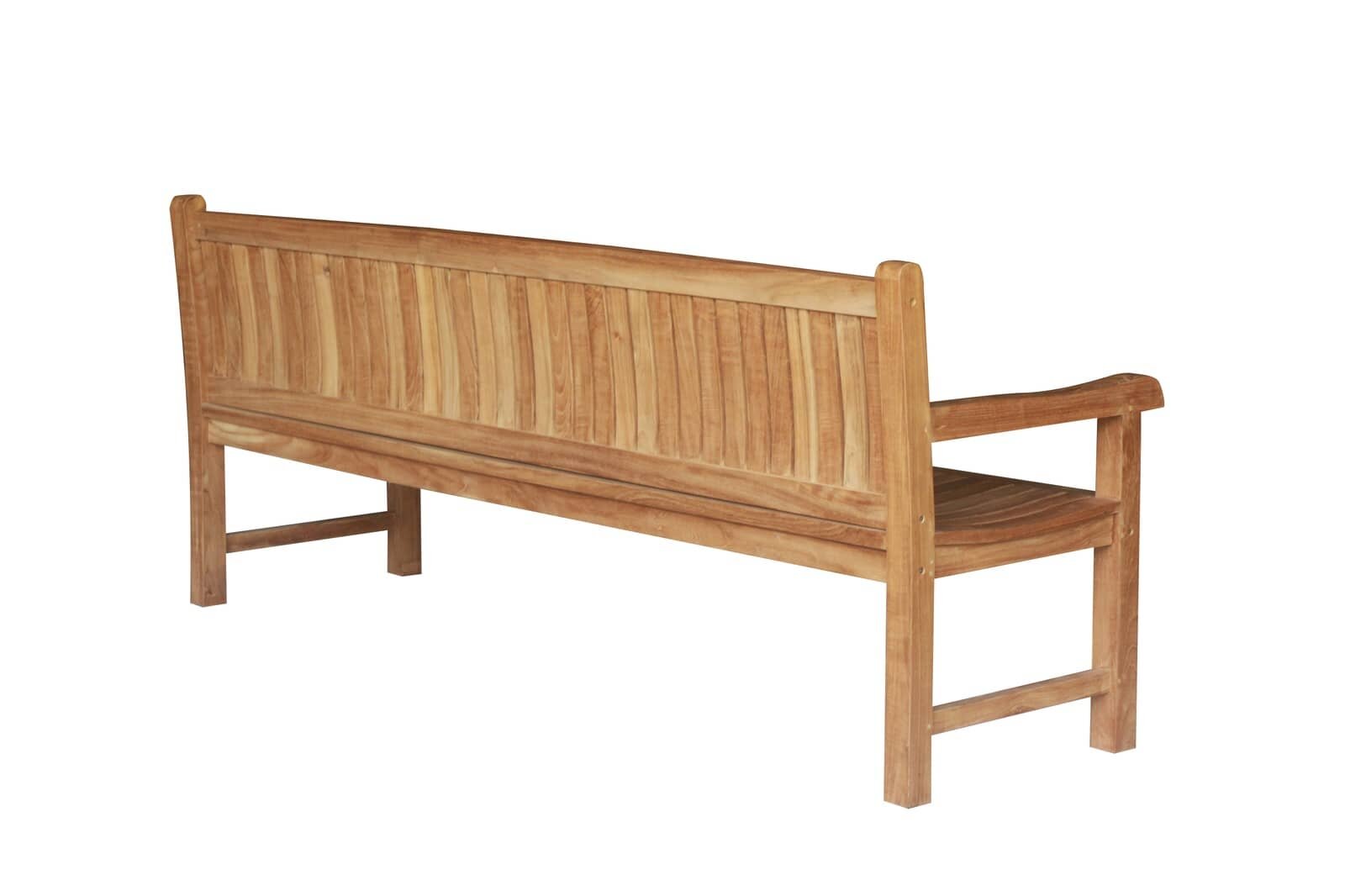 Teakhouten Tuinbank Balmoral| 220 60x92 ( Rug )  | 5 Persoons Bank - DEVI-TB-BALMORAL-220