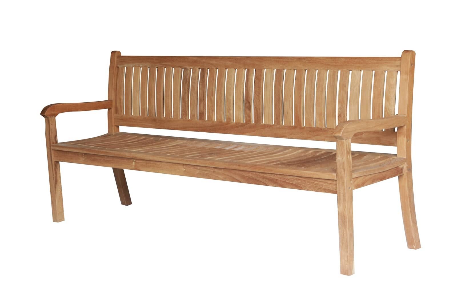 Beaufort Teak Tuinbank | 220 breed - DEVI-TB-BEAUFORT-220