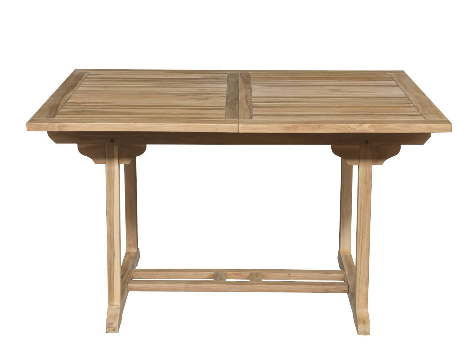 Teakhouten Uitschuifbare Tuintafel | Rechthoekig | 150-200x100x75 - ST006