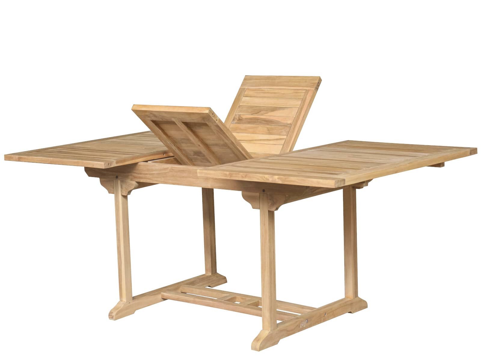 Teakhouten Uitschuifbare Tuintafel | Rechthoekig | 150-200x100x75 - ST006