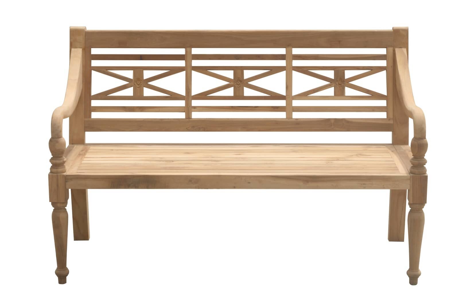 Teak Stationsbank | 130 breed | Gerecycled Teak - SAP-SB021-R