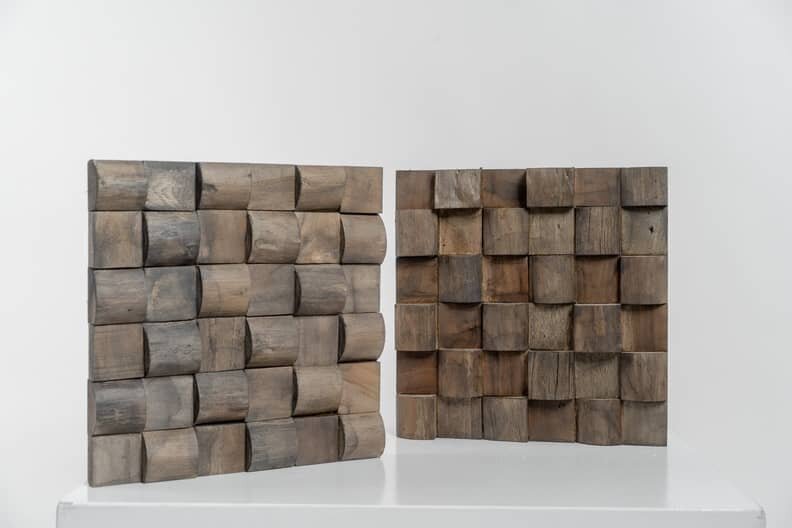 Teak plakhout | Stories | 30x30x2 - DEV-WC-PS