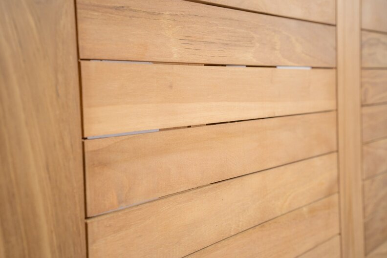 Teak Houten Klaptafel | Rond | Ø 120 | Tuintafel Inklapbaar - ST 030