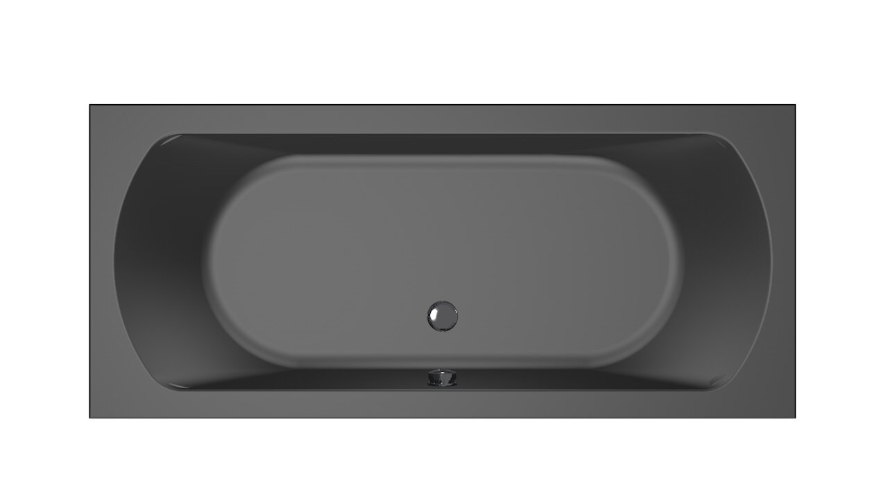 Xenz Lagoon bad 170x75cm Ebony
