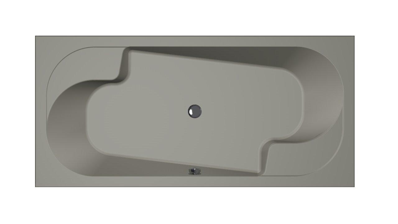 Xenz Parel bad 190x90x45 cement
