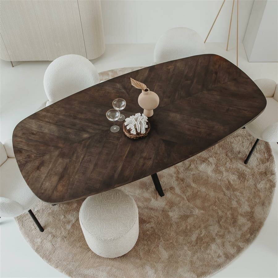 Silvi Eetkamertafel | 220 x 110 x 78 CM | Teakea.nl