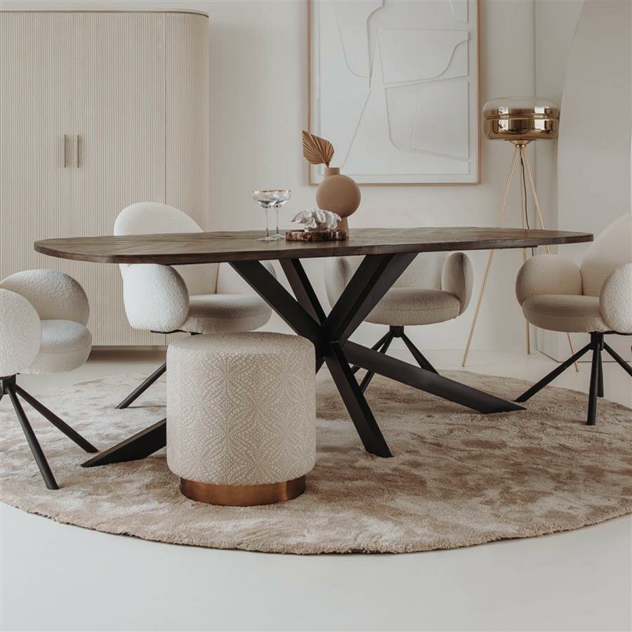 Silvi Eetkamertafel | 220 x 110 x 78 CM | Teakea.nl