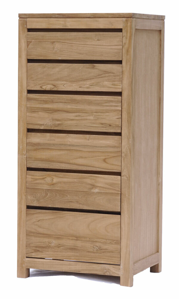 Corona | Teak Ladenkast | 60x46x130 - TWR-AJ0032