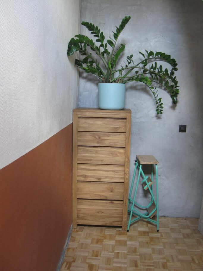 Corona | Teak Ladenkast | 60x46x130 - TWR-AJ0032