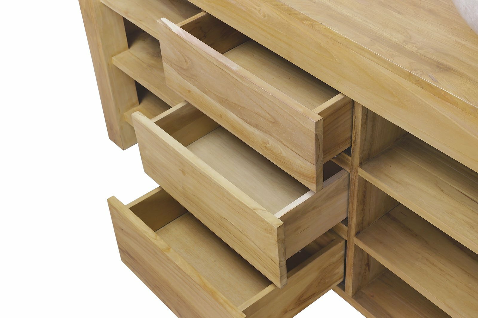 Teak Badkamermeubel Strak | 150x50x80 - DEV-BAD-DRS-150-50-80